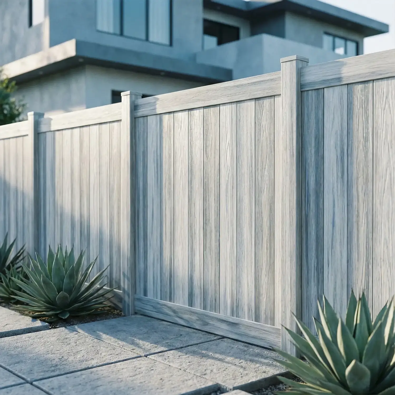 Arctic Blend Vinyl Fences