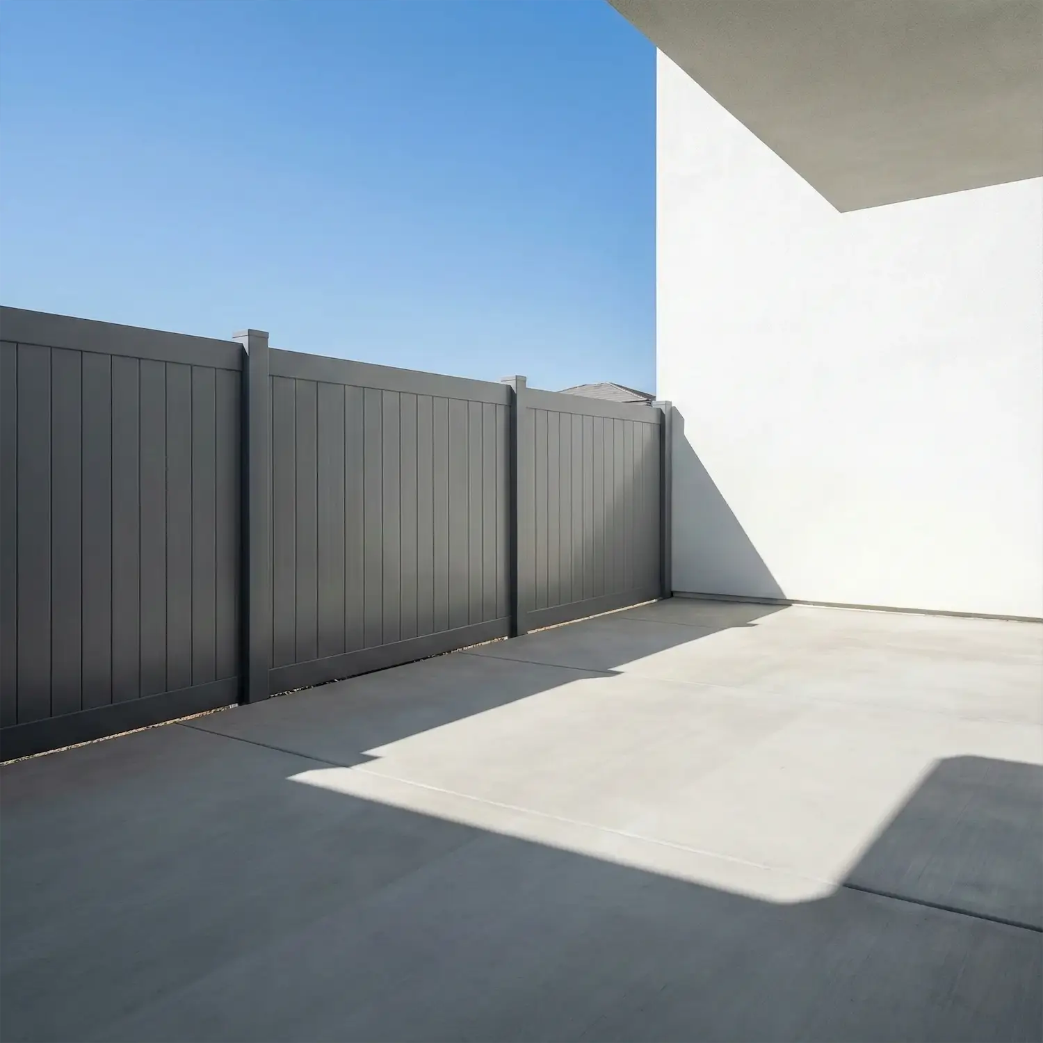 Slate Gray Vinyl Fences