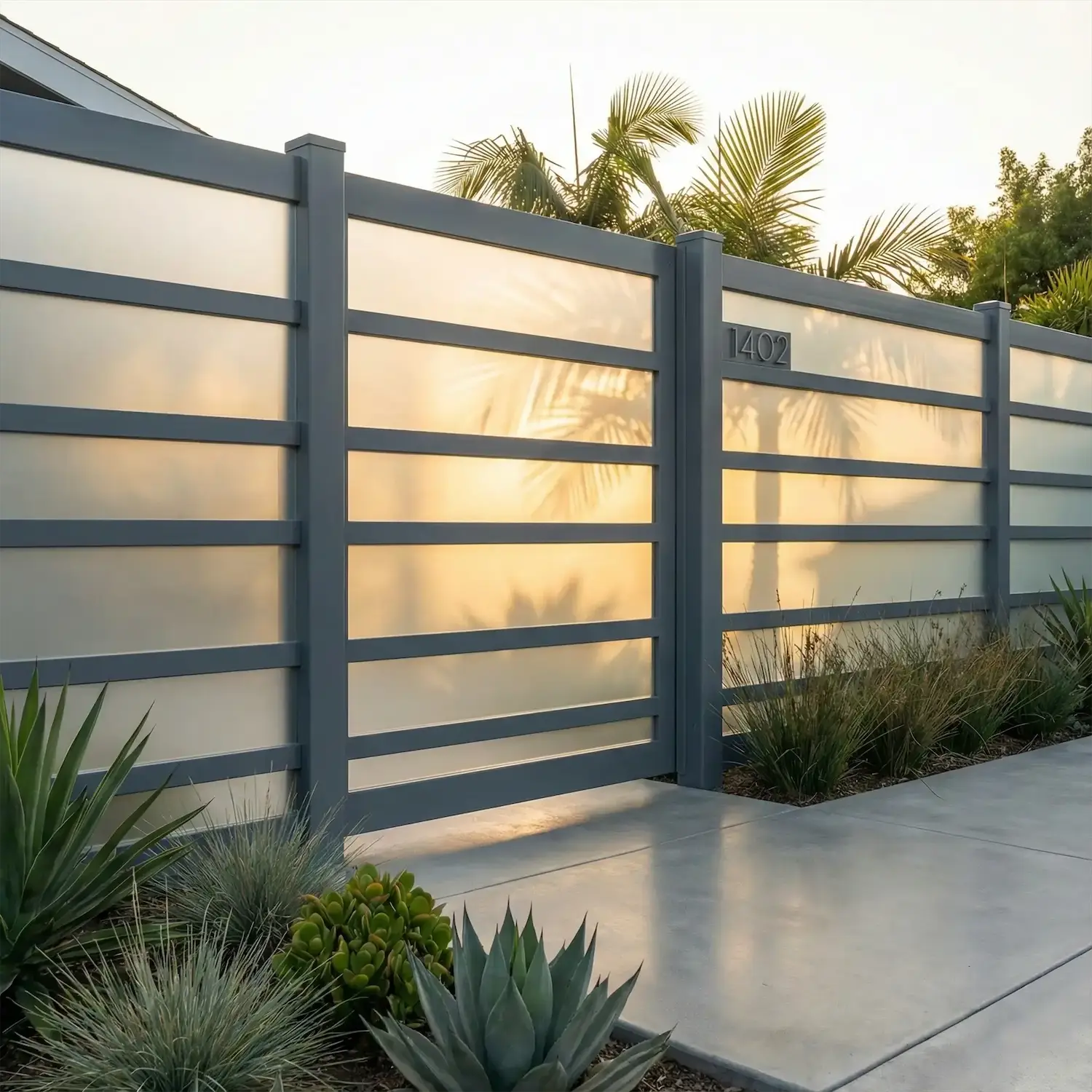 Vinyl Fence With Acrylic