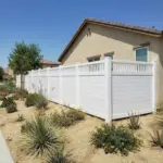 Vinyl Horizontal Privacy Fence Panel w/Vertical Picket Top - Image 3