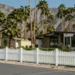 Vinyl Scalloped Picket Fence Panel