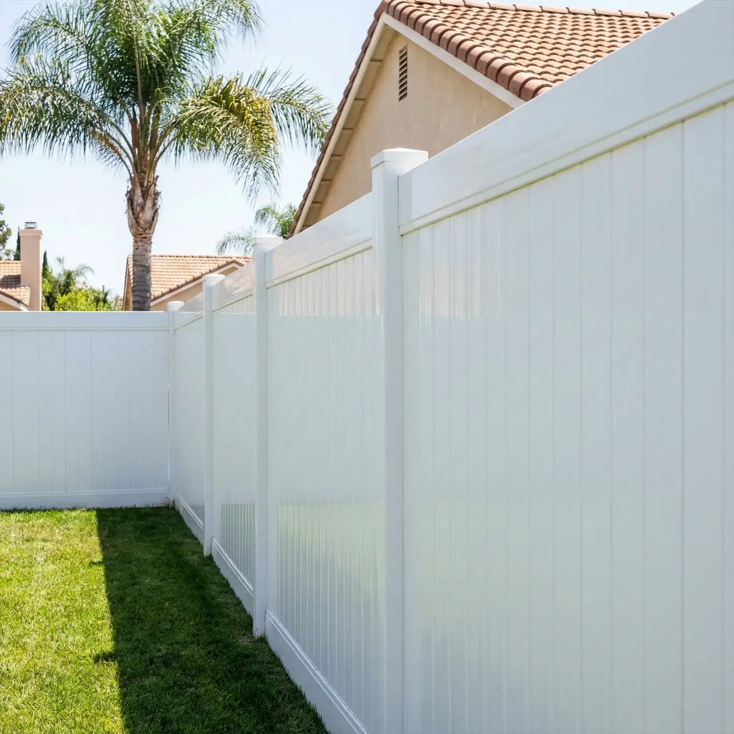 Vinyl Vertical Privacy Fences