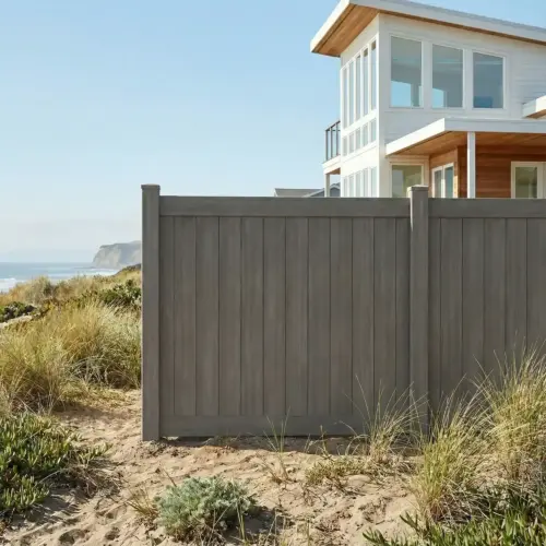 Weathered Blend Vinyl Fences