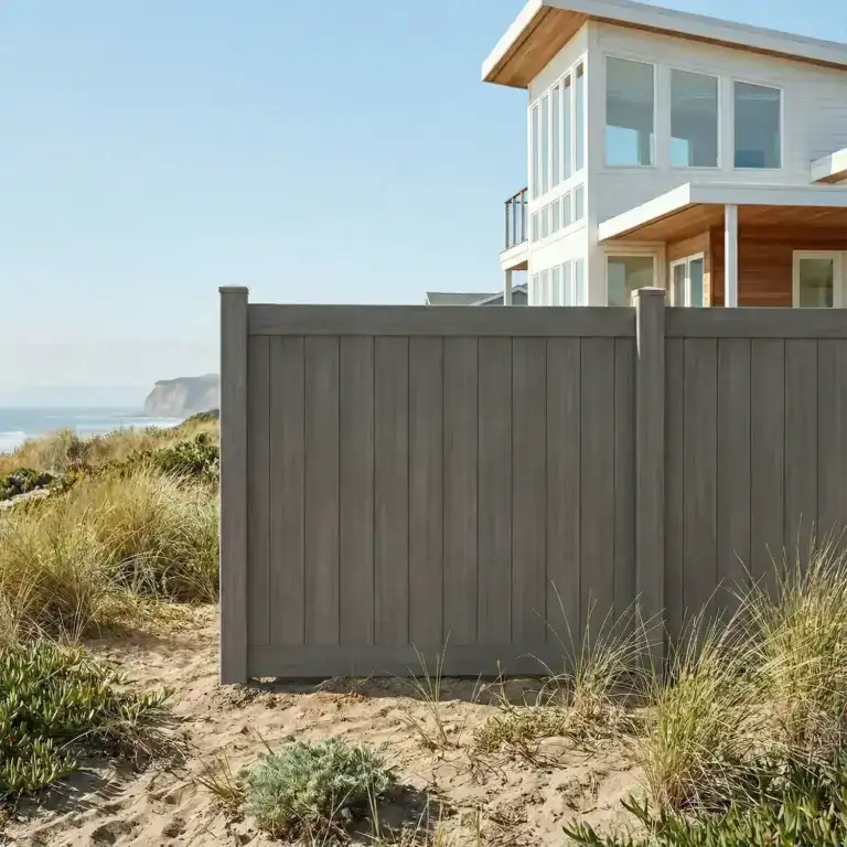 Weathered Blend Vinyl Fences