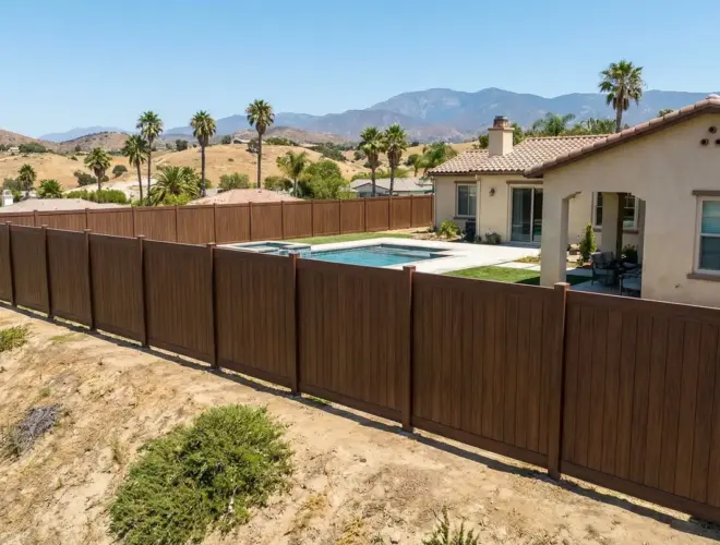 Dark Sequoia Vinyl Fences 2