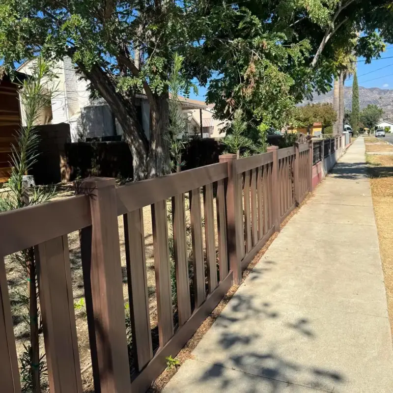 Privacy Vinyl Fence &Amp; Gate Installation In Granada Hills, Ca (2)