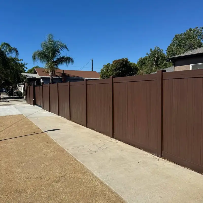 Privacy Vinyl Fence &Amp; Gate Installation In Granada Hills, Ca (7)