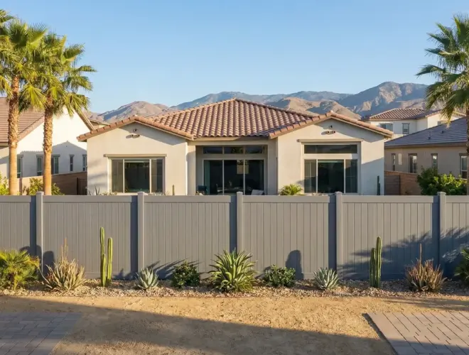 Slate Gray Vinyl Fences 3