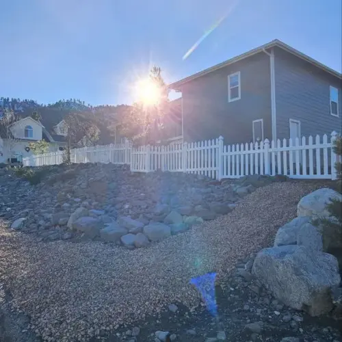 Vinyl Straight Picket Fence Panel