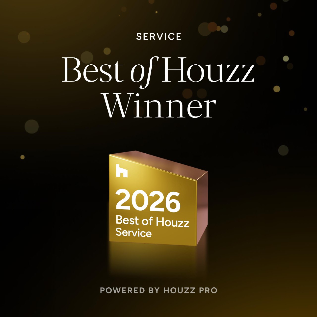 Award For Best Of Houzz Service