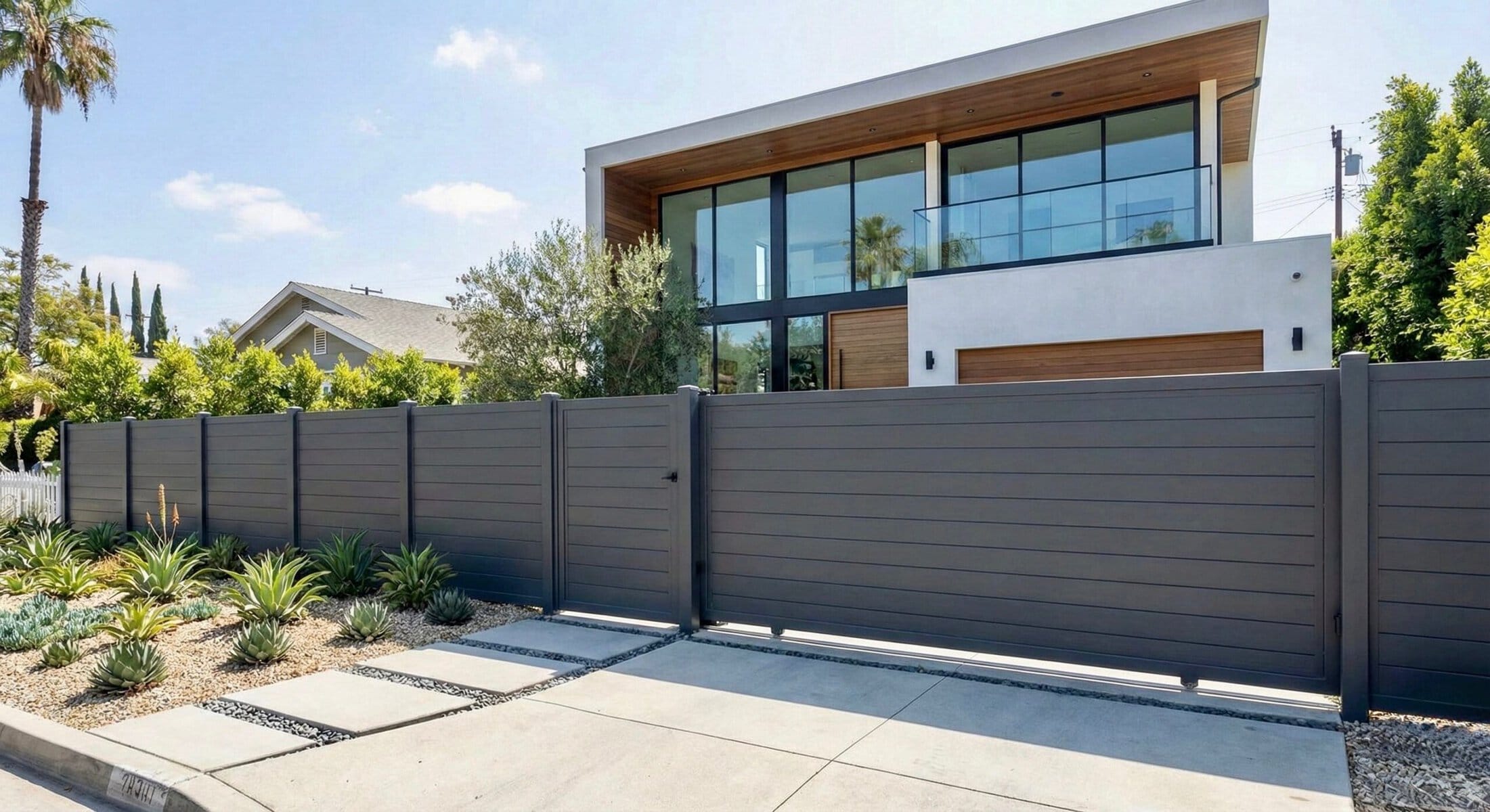 Fencing Trends In Los Angeles Sliding Gate