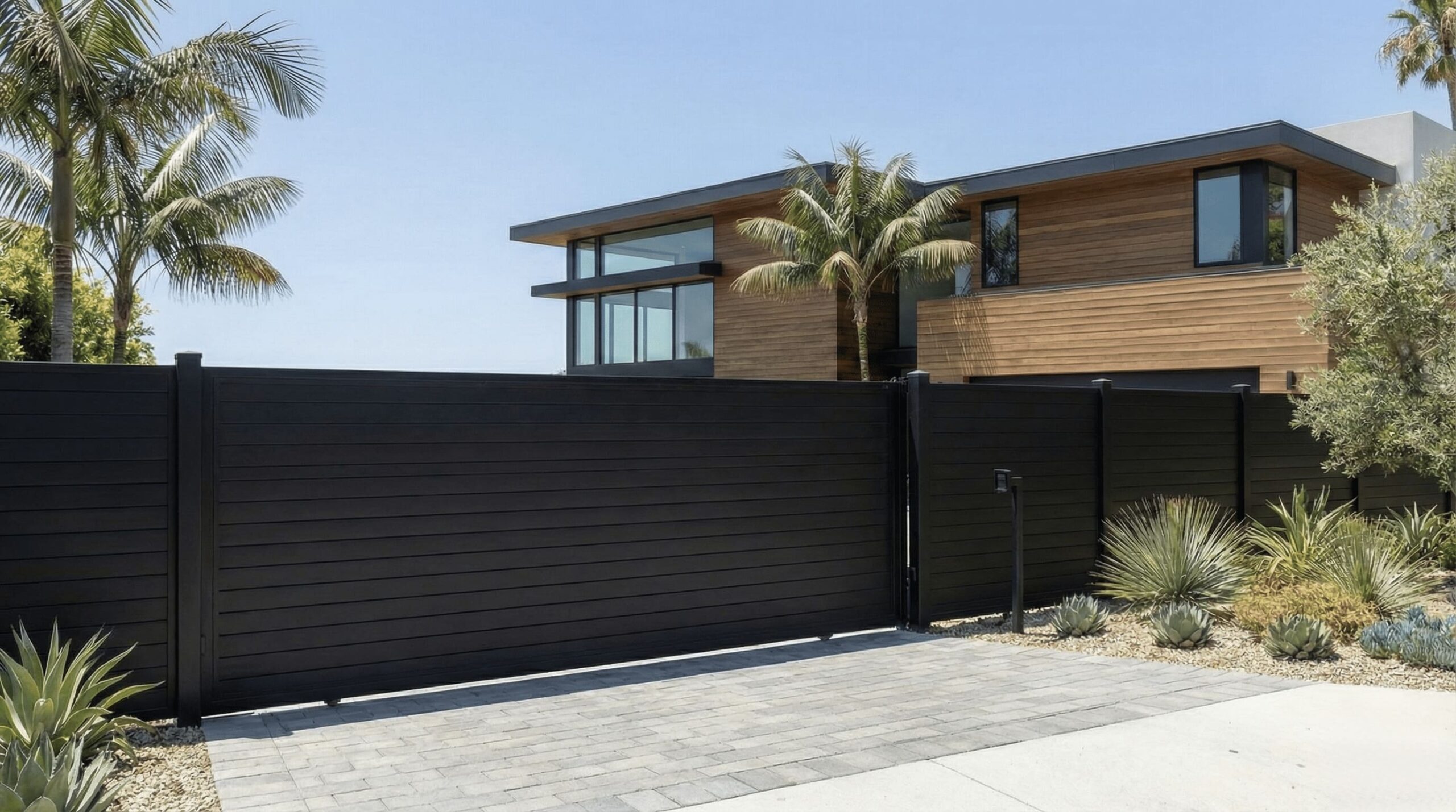 Horizontal Vinyl Privacy Fence