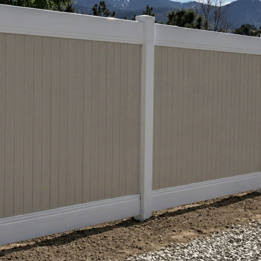 TwoTone Vertical Vinyl Privacy