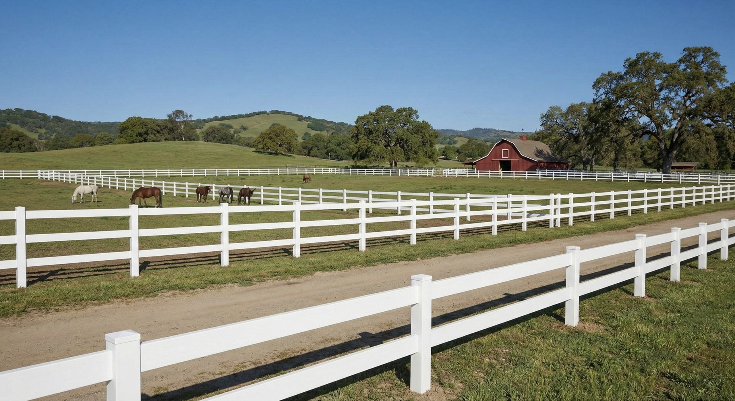 Vinyl Ranch Rail Fencing Scaled Vynl Ranch Rail