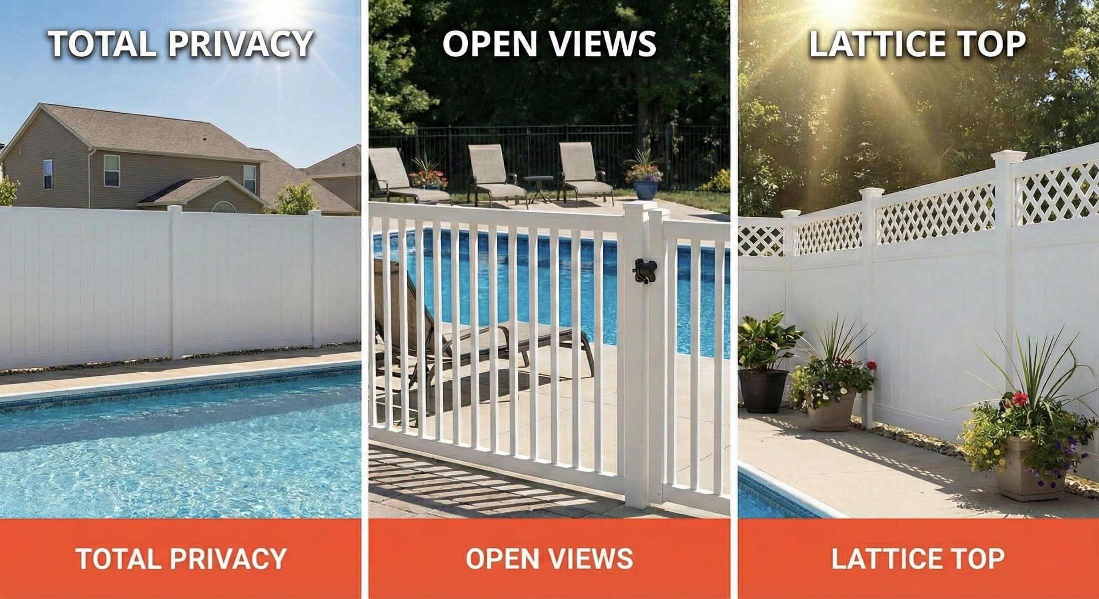 Vynl Pool Fence