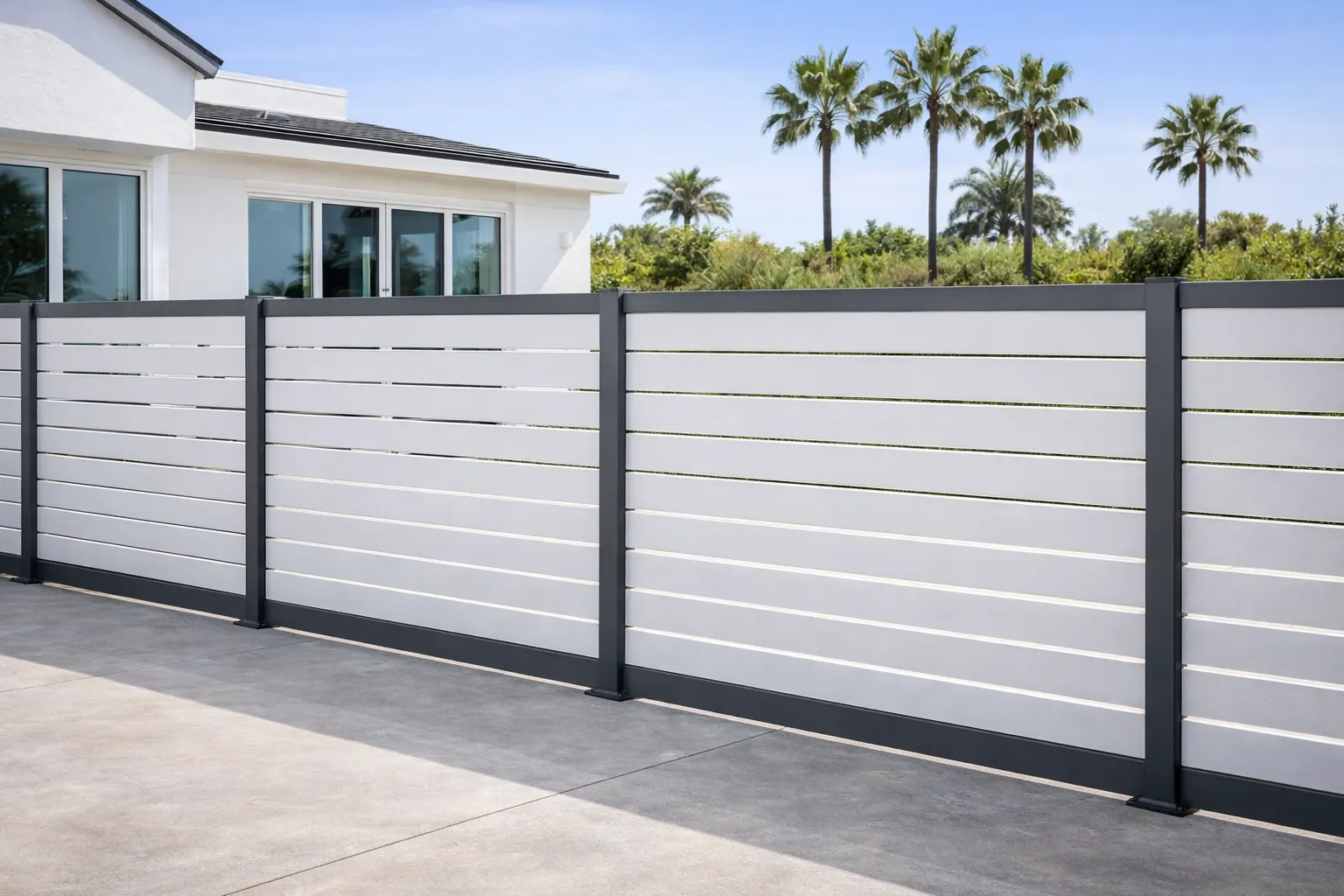 Aluminum And Vinyl Fence Mixi