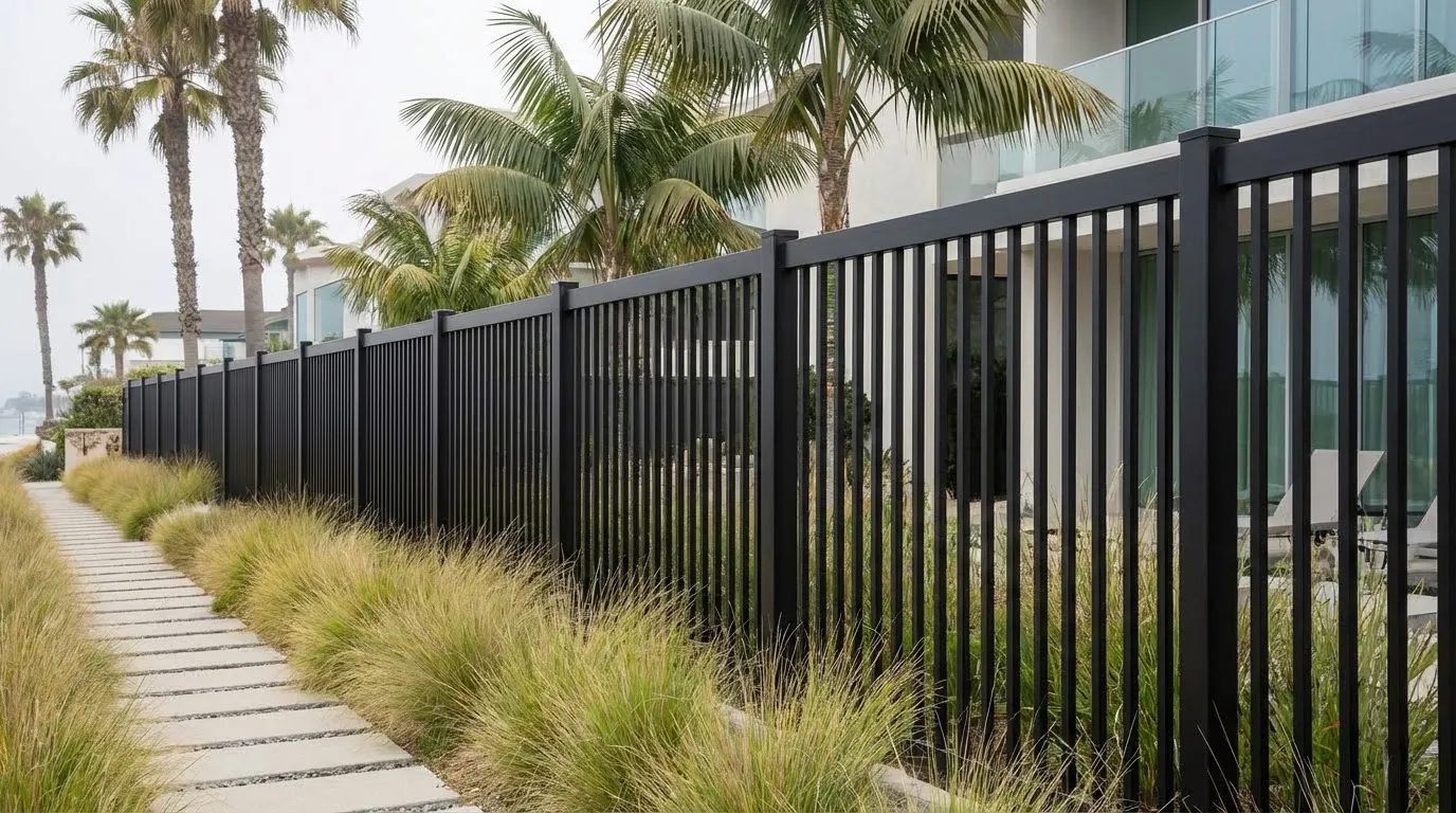 Aluminum And Vinyl Fence Mixi
