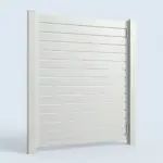 Aluminum gates, 6ft height 8ft width, White