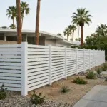 Horizontal Aluminum Flat Picket Fence Panel - Image 3