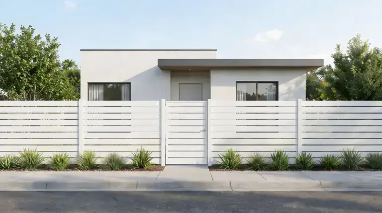 Aluminum Horizontal Picket Fence Slat 6 Inches Or 2,5 Inches