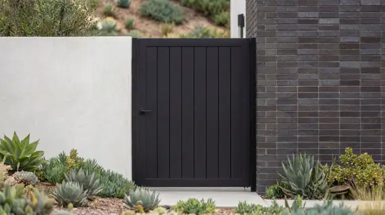 Aluminum Privacy Gate