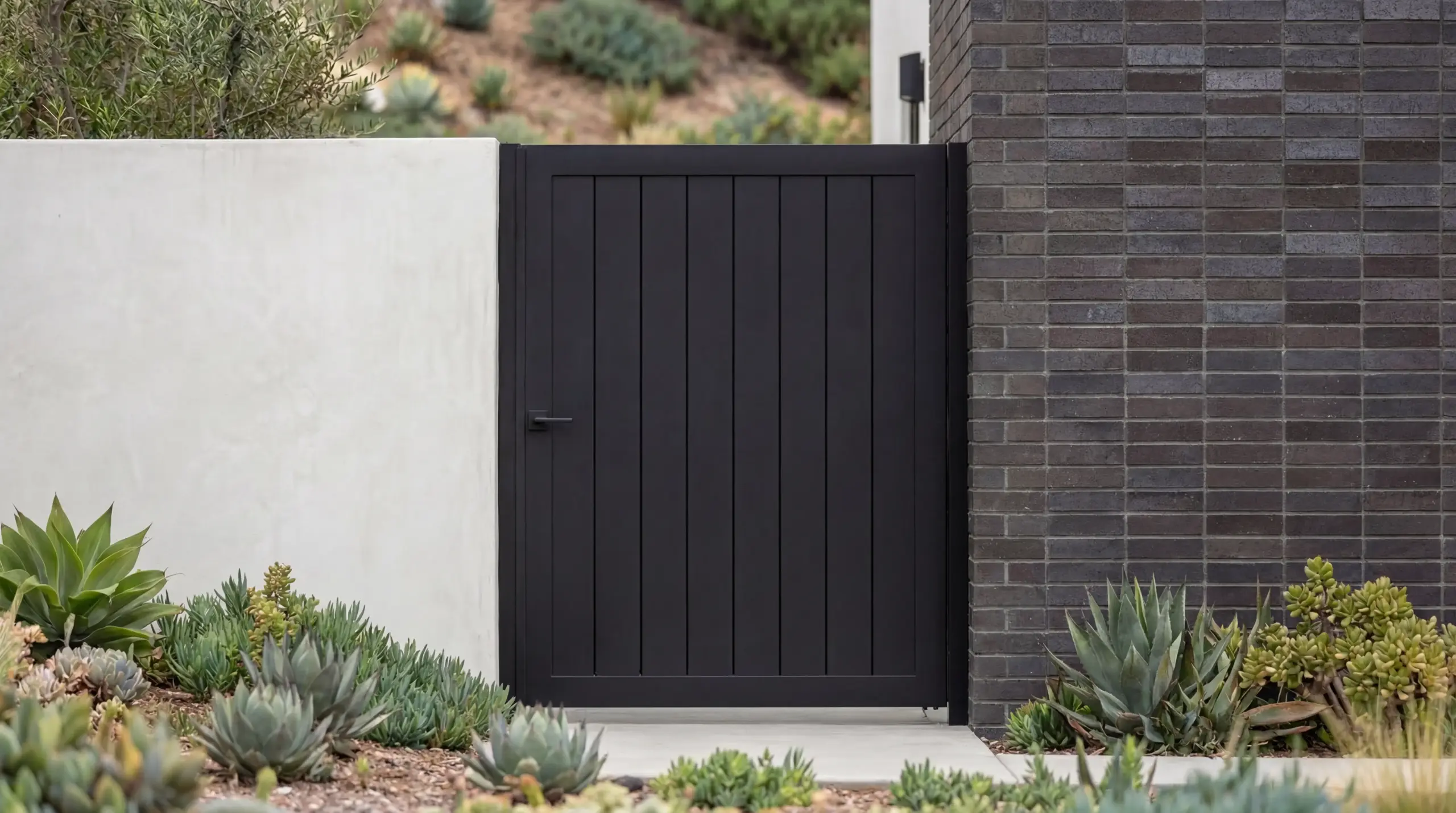 Aluminum Privacy Gate