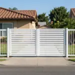 Aluminum Semi-Privacy Gates - Image 2