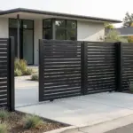 Aluminum Semi-Privacy Gates - Image 3