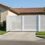 Aluminum Semi-Privacy Gates - Image 4