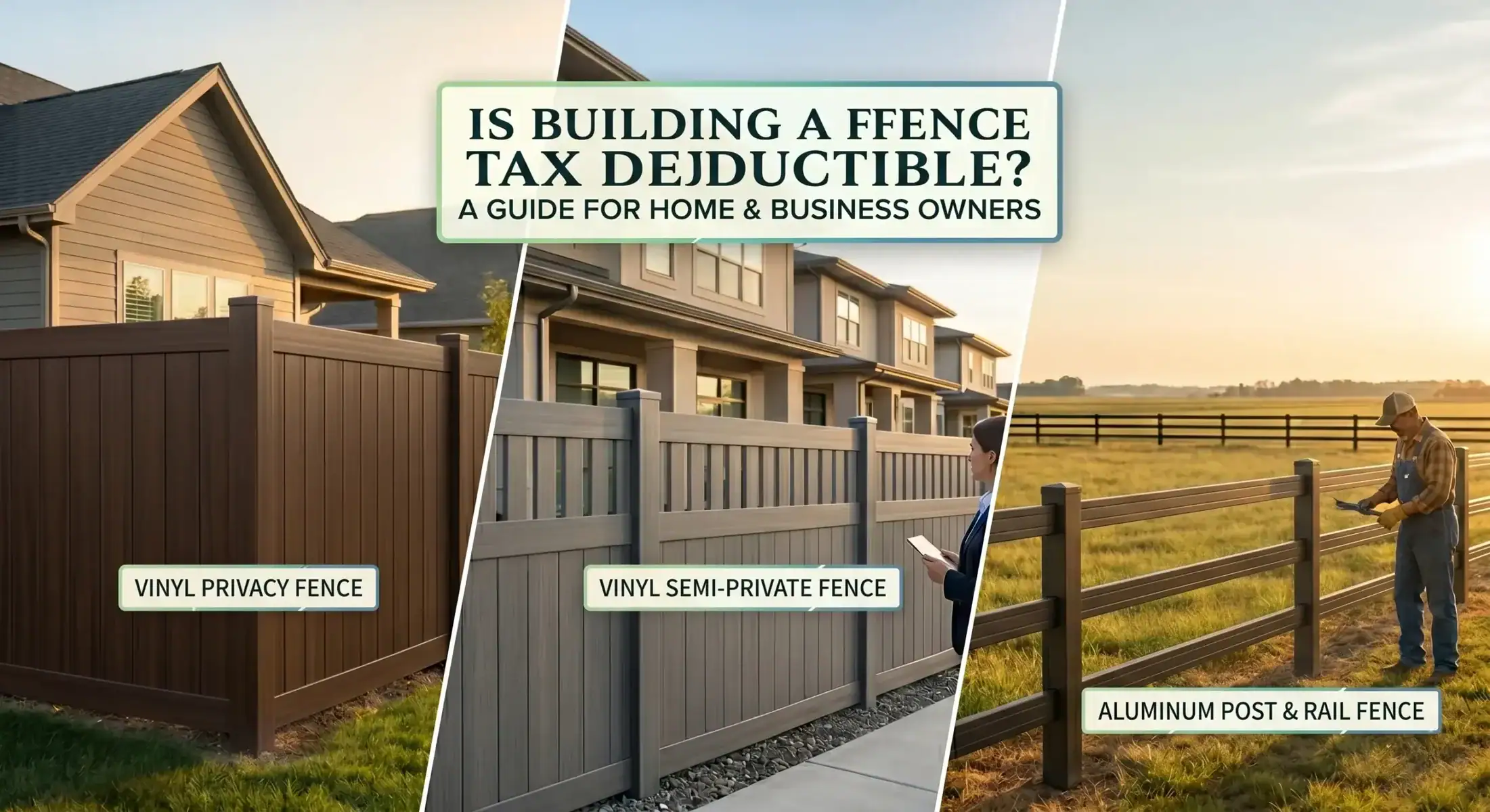 Is Building A Fence Tax Deductible