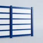 Aluminum and Acrylic Privacy Fence Panel