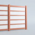 Aluminum and Acrylic Privacy Fence Panel