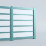 Aluminum and Acrylic Privacy Fence Panel