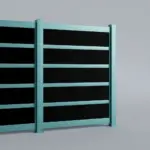 Aluminum and Acrylic Privacy Fence Panel