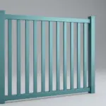 Aluminum Closing Top Picket Fence