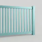 Aluminum Vertical Flat Picket Fence Panel