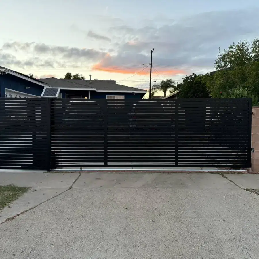Black Aluminum Fence And Gates